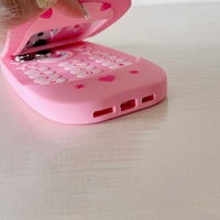 Thumbnail for Pink Heart Star Mirror Flip iPhone Case - ArtGalleryZen