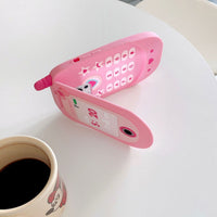 Thumbnail for Pink Heart Star Mirror Flip iPhone Case - ArtGalleryZen