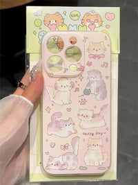 Thumbnail for Pink Kitty iPhone Case - ArtGalleryZen