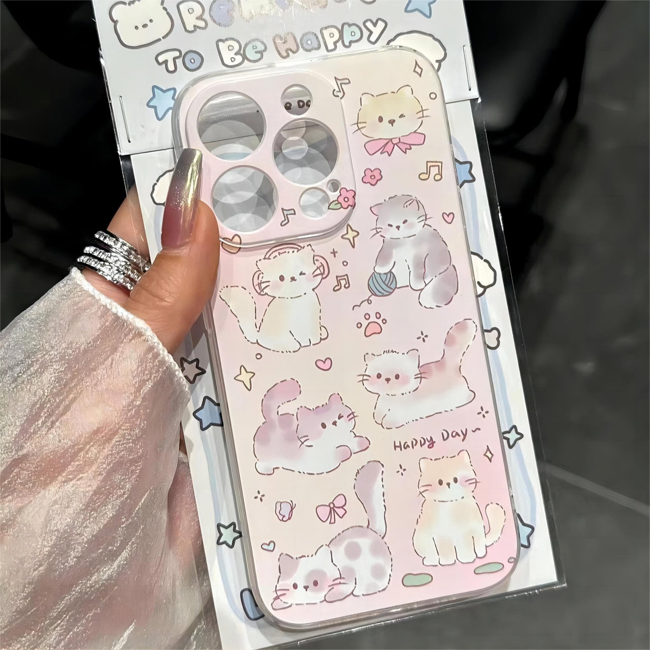 Pink Kitty iPhone Case - ArtGalleryZen