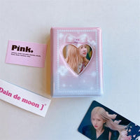 Thumbnail for Pink Lace Bowknot Kpop 3 Inch Mini Photocard Album - ArtGalleryZen