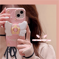 Thumbnail for Pink Magic Moving Wings iPhone Case - ArtGalleryZen