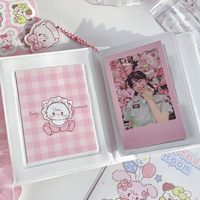 Thumbnail for Pink Mikko Mousse Kpop 3 Inch Mini Photocard Album - ArtGalleryZen