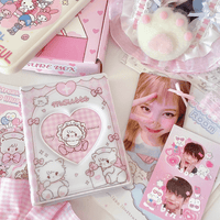 Thumbnail for Pink Mikko Mousse Kpop 3 Inch Mini Photocard Album - ArtGalleryZen
