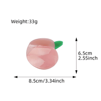 Thumbnail for Pink Peach Hair Claw Clip - ArtGalleryZen