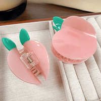 Thumbnail for Pink Peach Hair Claw Clip - ArtGalleryZen