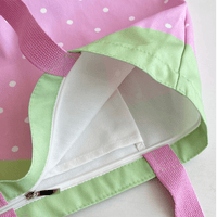 Thumbnail for Pink Strawberry Canvas Casual Shoulder Bag - ArtGalleryZen