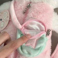 Thumbnail for Plush Ribbit Cat Crossbody Bag - ArtGalleryZen