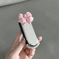 Thumbnail for Portable Folding Cushion with Mirror Mini Massager Integrated Comb - ArtGalleryZen