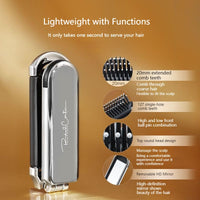 Thumbnail for Portable Folding Cushion with Mirror Mini Massager Integrated Comb - ArtGalleryZen