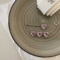 Thumbnail for Sparkling Chic Crystal Inlaid Star Heart Bowknot Hair Clips Set - ArtGalleryZen