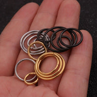 Thumbnail for Stainless Steel 16 Gauge Nose Piercing Hoop Nose Ear Ring - ArtGalleryZen