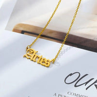 Thumbnail for Stainless Steel Constellation Zodiac Astrology Letter Pendant Necklace - ArtGalleryZen
