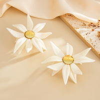 Thumbnail for Statement Flower Resin Stud Earrings - ArtGalleryZen