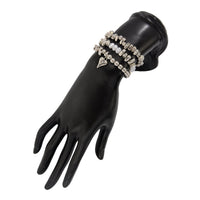 Thumbnail for Stylish 3pcs Heart Charm Pearl Irregular Beaded Chain Bracelet Set - ArtGalleryZen