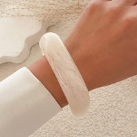 Thumbnail for Stylish Irregular Gradient Resin Bangle Bracelet - ArtGalleryZen