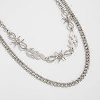 Thumbnail for Stylish Layered Flame Charm Curb Trouser Chain - ArtGalleryZen