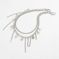 Thumbnail for Stylish Layered Star Pearl Tassel Trouser Chain - ArtGalleryZen