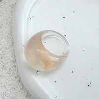 Thumbnail for Stylish Transparent Colorful Resin Ring - ArtGalleryZen