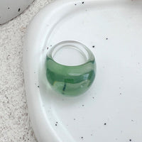 Thumbnail for Stylish Transparent Colorful Resin Ring - ArtGalleryZen