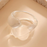 Thumbnail for Stylish Transparent Colorful Waterdrop Resin Ring - ArtGalleryZen