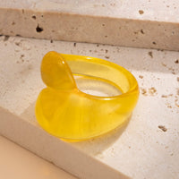 Thumbnail for Stylish Transparent Colorful Waterdrop Resin Ring - ArtGalleryZen