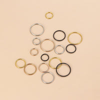 Thumbnail for Surgical Steel 20 Gauge Nose Piercing Hoop Nose Lip Ring - ArtGalleryZen