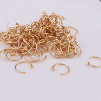 Thumbnail for Surgical Steel 22 Gauge Nose Piercing Hoop Nose Ear Ring - ArtGalleryZen