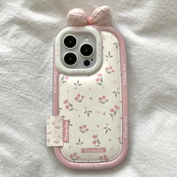Thumbnail for Sweet Bowknot Floral iPhone Case - ArtGalleryZen