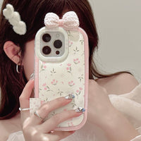 Thumbnail for Sweet Bowknot Floral iPhone Case - ArtGalleryZen