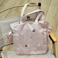 Thumbnail for Sweet Bunny Bear Rose Embroidery Bowknot Shoulder Bag - ArtGalleryZen