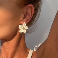 Thumbnail for Sweet Enamel Flower Earrings - ArtGalleryZen