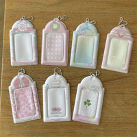 Thumbnail for Sweet Heart Dolphin Bowknot Kpop Keychain Photocard Holder - ArtGalleryZen
