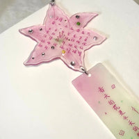 Thumbnail for Sweet Lily Flower Calendar Acrylic Pendant Keychain - ArtGalleryZen
