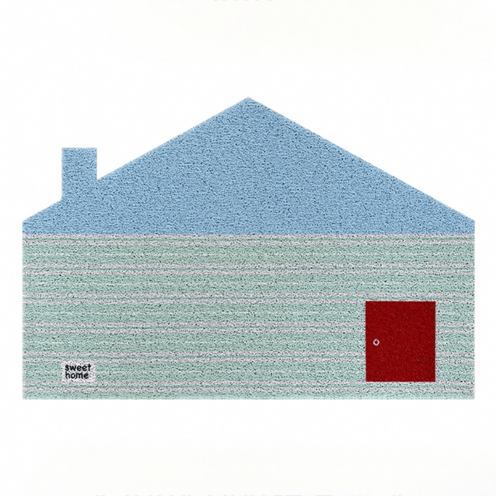 Sweet Little House Doormat - ArtGalleryZen