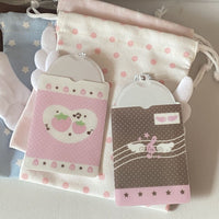 Thumbnail for Sweet Note Angel Wing Strawberry Kpop Keychain Photocard Holder - ArtGalleryZen