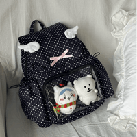 Thumbnail for Sweet Polka Dots Angel Kpop Fan Display Backpack - ArtGalleryZen