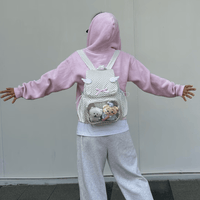 Thumbnail for Sweet Polka Dots Angel Kpop Fan Display Backpack - ArtGalleryZen