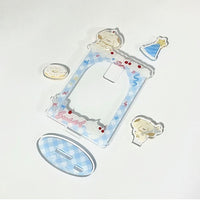 Thumbnail for Sweet Puppy Donut Kpop Acrylic Photocard Holder - ArtGalleryZen