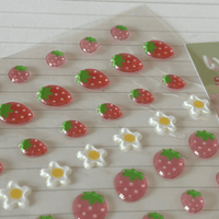 Thumbnail for Sweet Strawberry Crystal 3D DIY Decoration Stickers - ArtGalleryZen