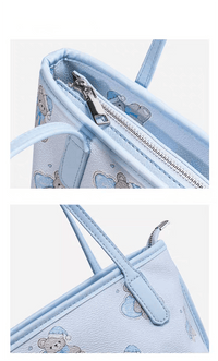 Thumbnail for Teddy Bear PU Leather Bag - ArtGalleryZen