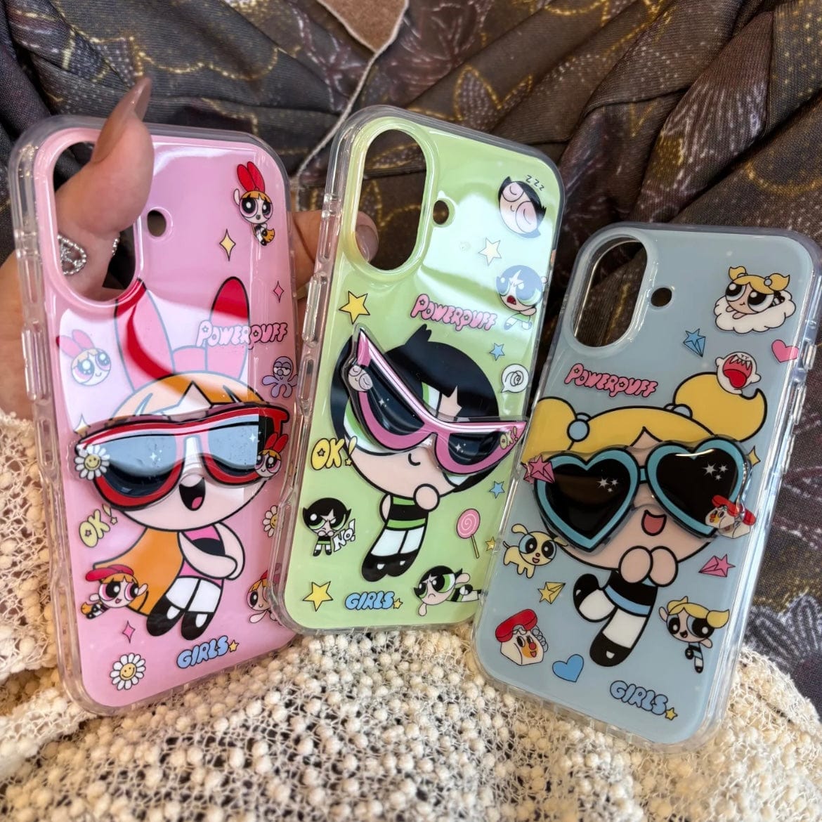 The Powerpuff Girls 3D Sunglasses iPhone Case - ArtGalleryZen