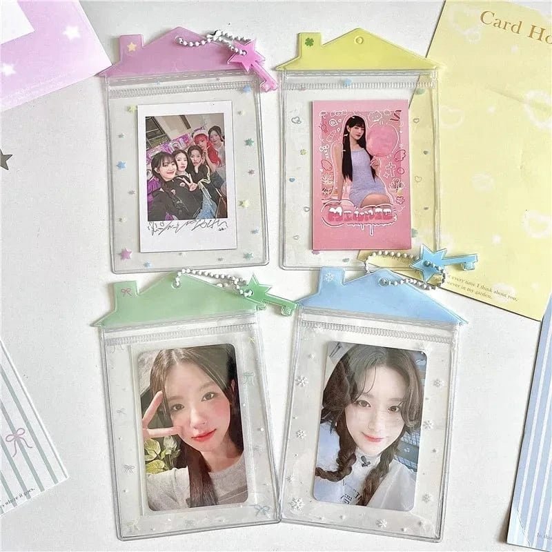 Tiny House Candy Bag Kpop Keychain Photocard Holder - ArtGalleryZen