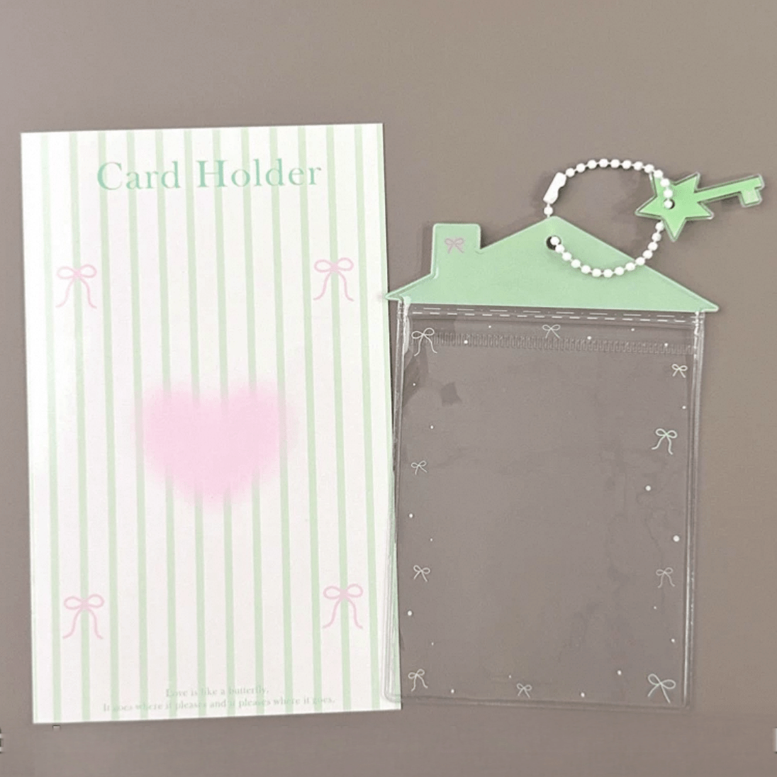 Tiny House Candy Bag Kpop Keychain Photocard Holder - ArtGalleryZen