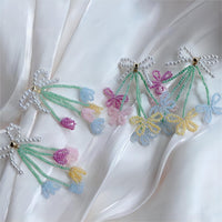Thumbnail for Transformable Tulip To Butterfly Beaded Earrings - ArtGalleryZen