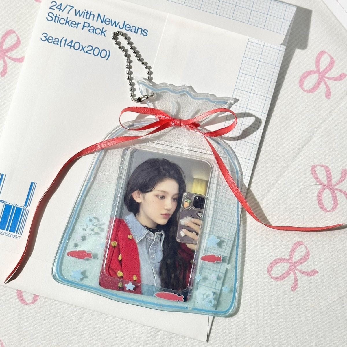 Transparent Goldfish Bowl Candy Bag Kpop Keychain Photocard Holder - ArtGalleryZen