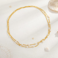 Thumbnail for Trendy 2pcs Pearl Starfish Seed Beaded Waist Chain Set - ArtGalleryZen