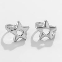 Thumbnail for Trendy 2Pcs Star Hollow Heart Open Ring Set - ArtGalleryZen