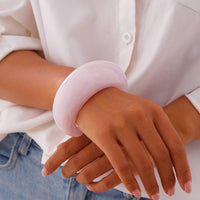 Thumbnail for Trendy Chunky Resin Open Wide Cuff Bangle Bracelet - ArtGalleryZen