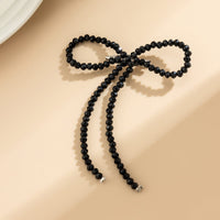 Thumbnail for Trendy Crystal Beaded Bowknot Pin Brooch - ArtGalleryZen